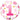 Happy Birthday 1 pinke Punkte Luftballon