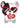 I love you Mops Hund-Luftballon