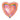Glitter Rosegold Herz-Luftballon