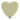 Pastell Olivegrün Herz-Luftballon