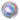 Glitter Silber Folienballon
