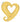 Gold Chain Herz-Luftballon