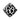 Happy Birthday 60 Silber-Schwarz Diamant-Luftballon
