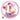 Happy Birthday 1 Hase-Pink Luftballon