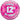 Happy Birthday 12 glitzer Pink Luftballon