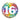 Happy Birthday 16 Konfetti bunt Luftballon