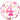 Happy Birthday 4 pinke Punkte Luftballon