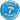 Happy Birthday 7 glitzer blau Luftballon