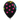 Bio Luftballon Bioloons® 30cm schwarz, Neon Herzen
