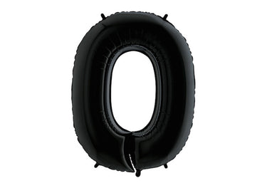 Luftballon XXL Zahl 0-9 schwarz (66 cm)