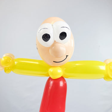 Union Fußballspieler aus Luftballons, Rot-Gelb