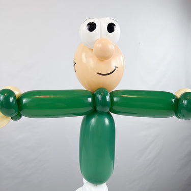 Bremen Fußballspieler aus Luftballons, Grün-Weiß