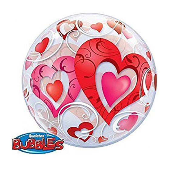 Herz Bubble-Luftballon