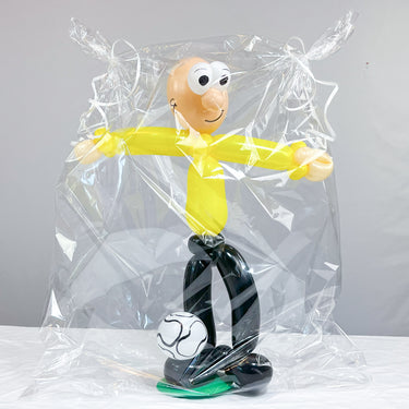Dortmund Fußballspieler aus Luftballons, Schwarz-Gelb