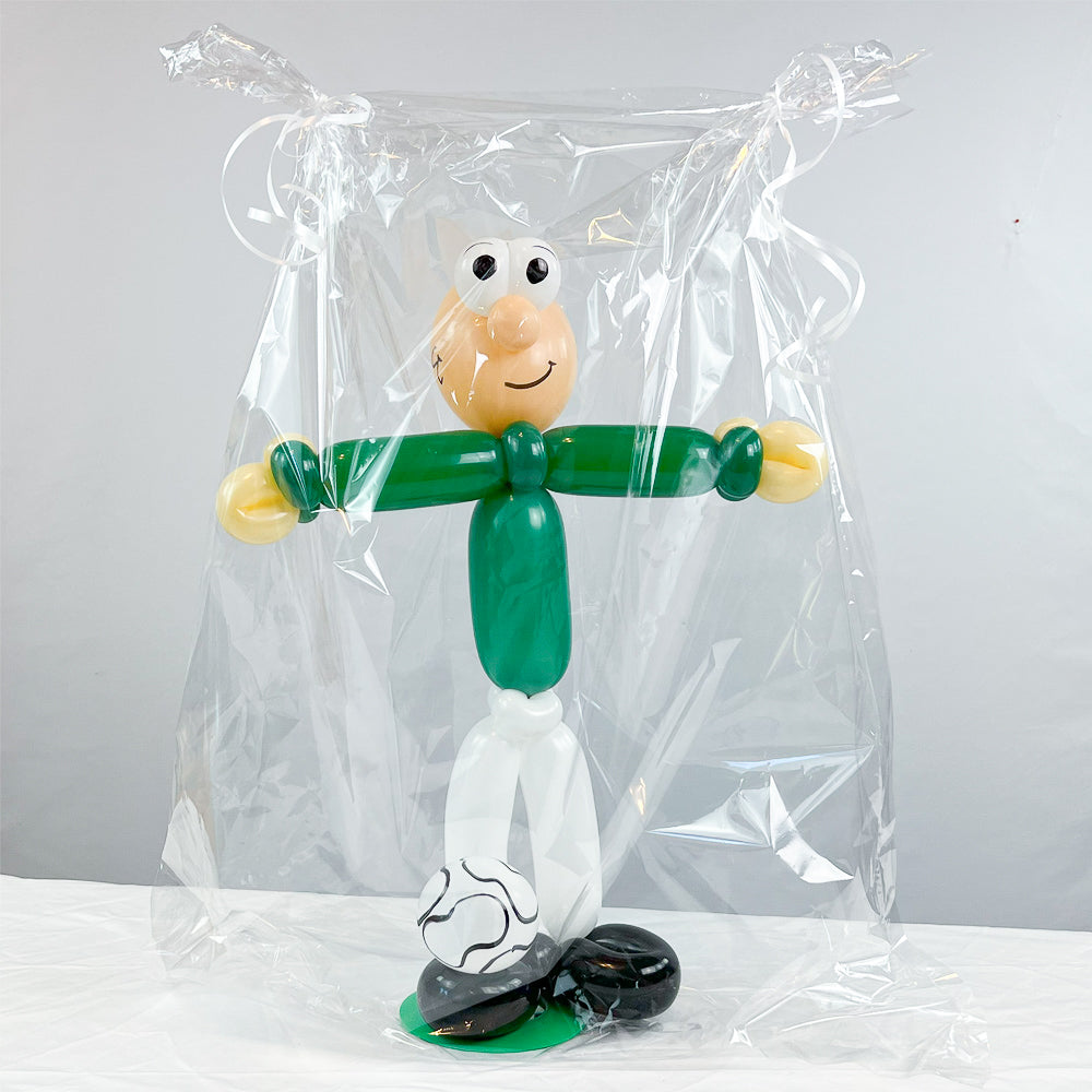 Bremen Fußballspieler aus Luftballons, Grün-Weiß