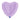 Pastell Lila Herz-Luftballon