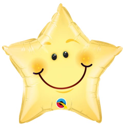 Lächelnder Stern-Luftballon