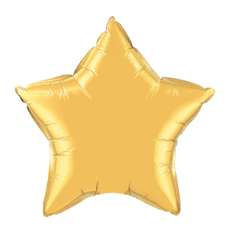 Gold Stern-Luftballon