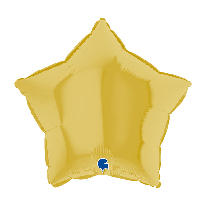 Pastell-Gelb Stern-Luftballon
