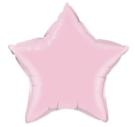Pink Stern-Luftballon