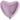 Lilac Herz-Luftballon