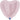 Pastell Pink Herz-Luftballon
