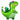 Drache grün Luftballon