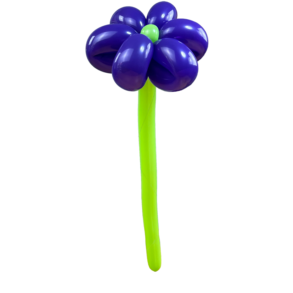 Luftballon Blume Lila