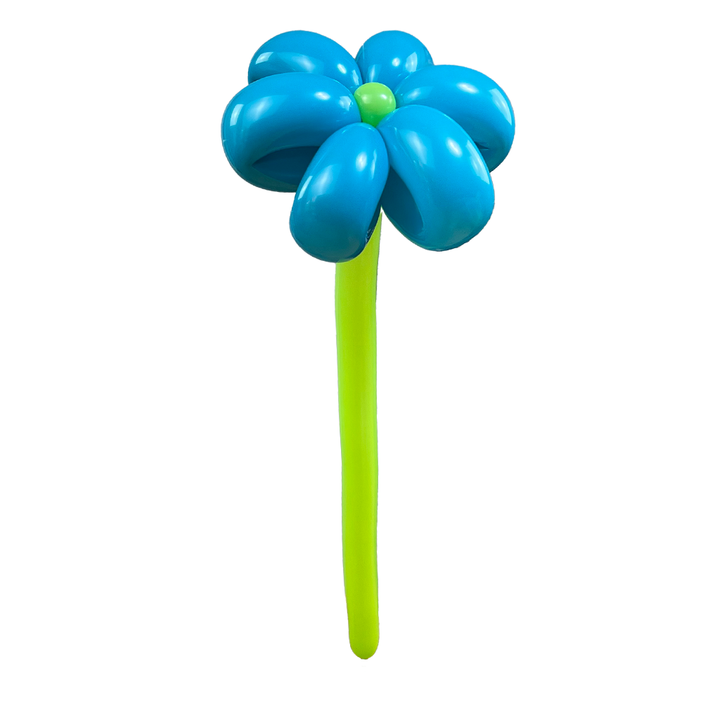 Luftballon Blume Türkis