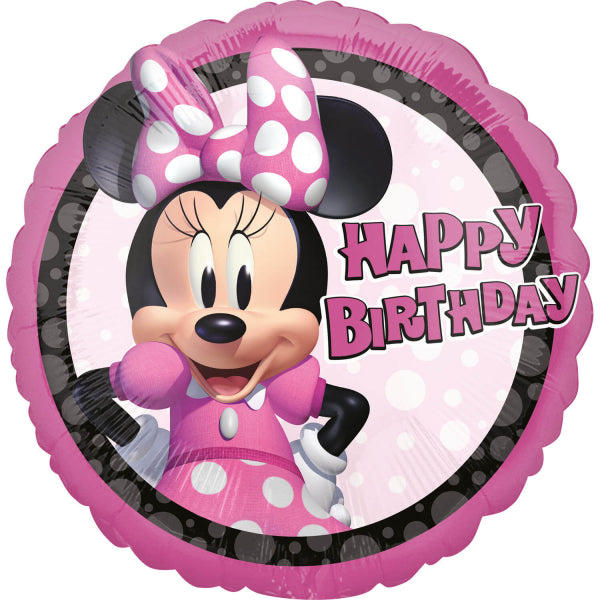Happy Birthday Minnie-Mouse Luftballon