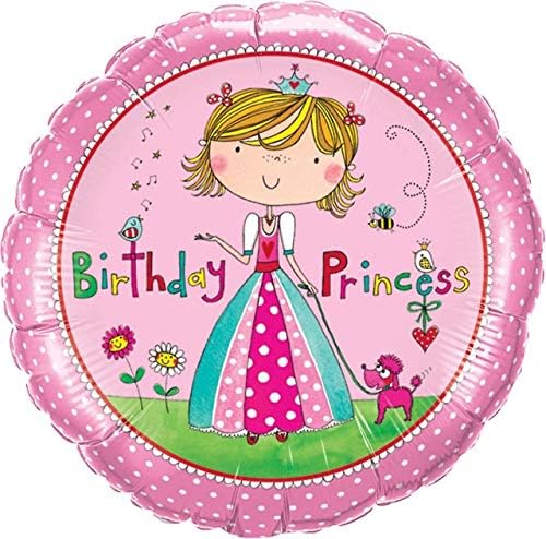 Happy Birthday Pink Princess Luftballon