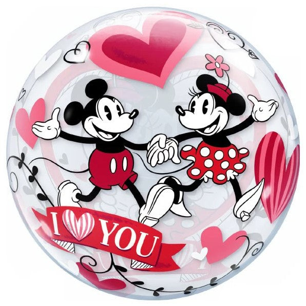 I Love you Mickey Mouse Bubble-Luftballon
