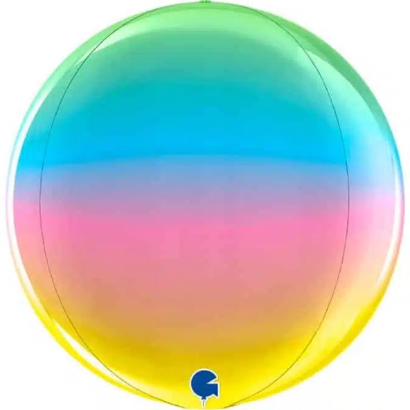 Fade Rainbow Orbz-Luftballon
