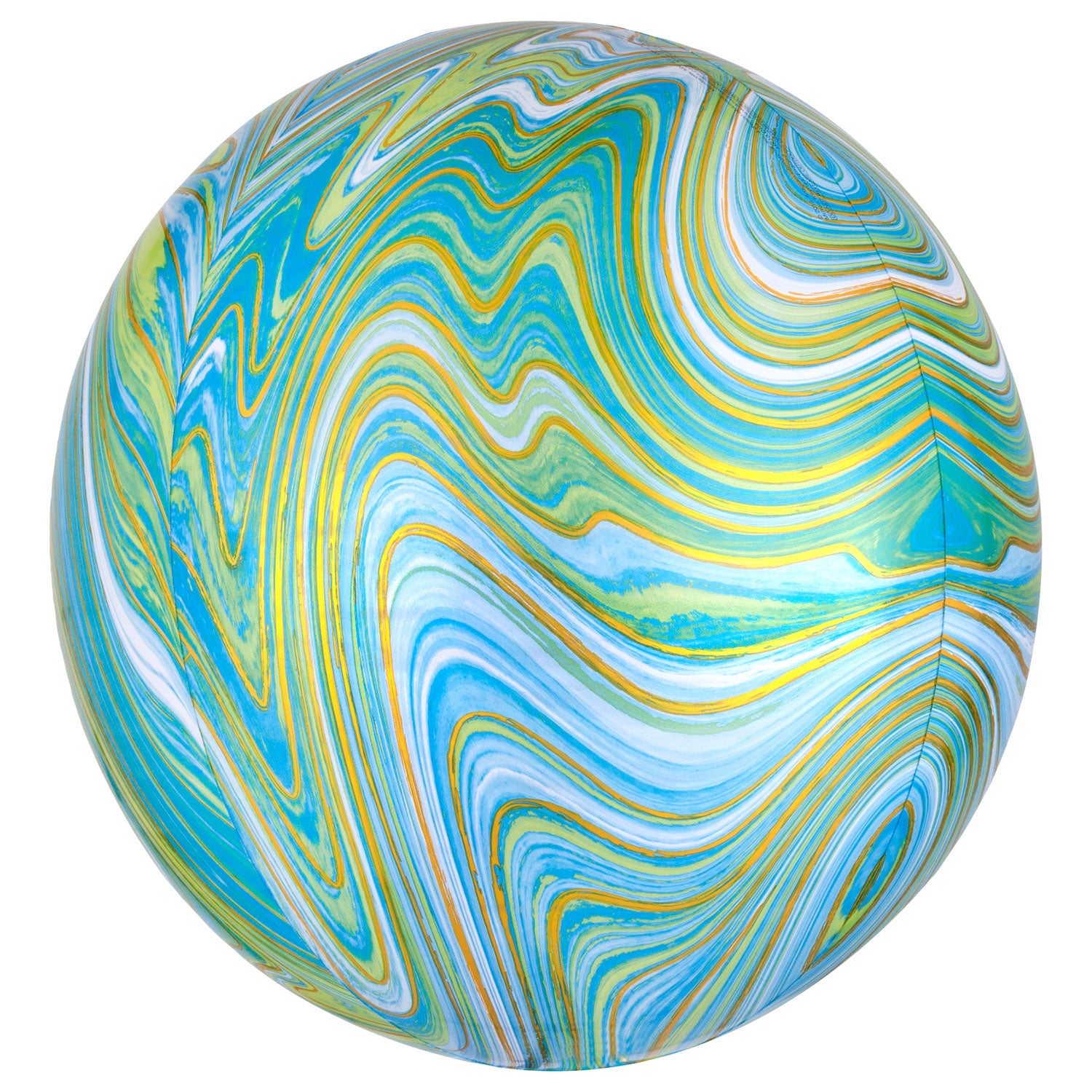 Marble grün Orbz-Luftballon