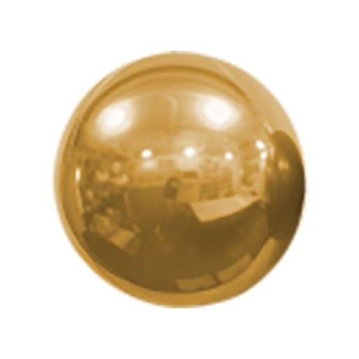 Kleiner Gold Reflex Orbz-Luftballon