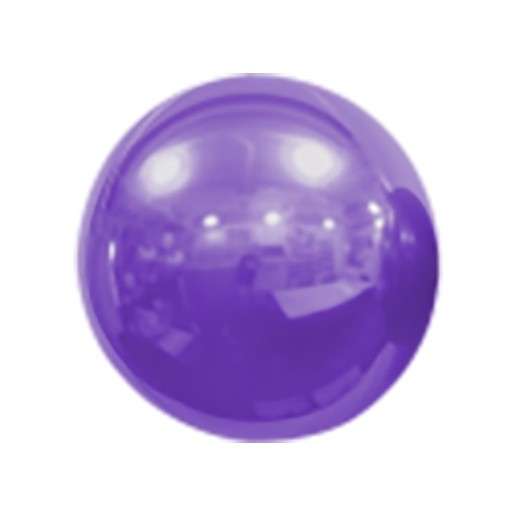 Lilac Reflex Orbz-Luftballon