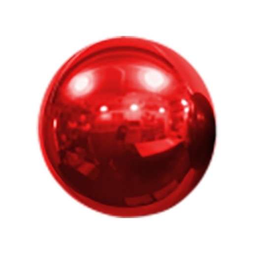 Mittlerer Rot Reflex Orbz-Luftballon