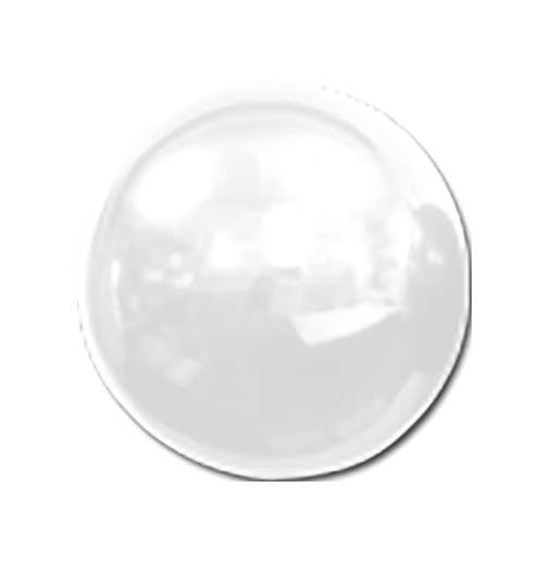 Weiß Reflex Orbz-Luftballon