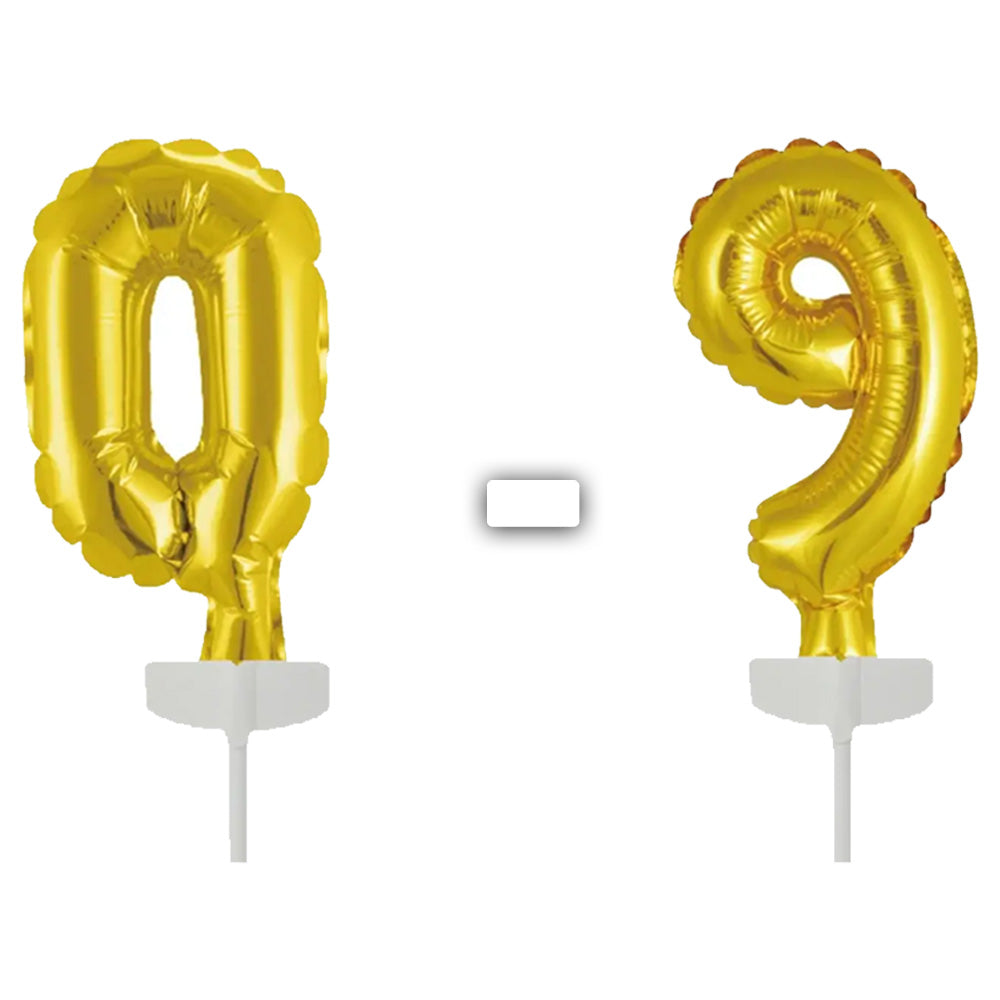 Cakeballoon Gold 0-9