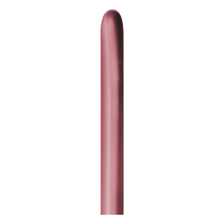 Bio Modellierballon 260 Nikaloon® chromglanz rosa 50 Stück