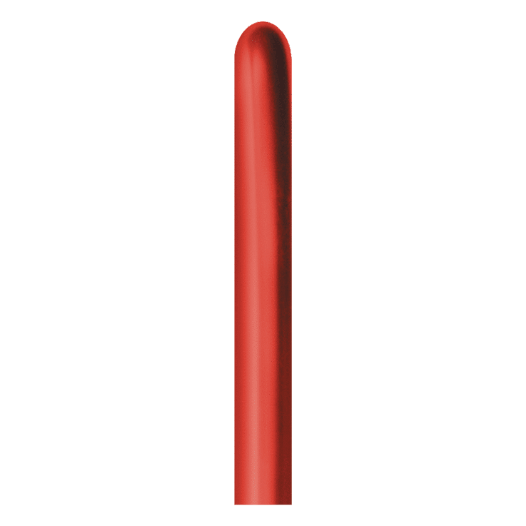 Bio Modellierballon 260 Nikaloon® chromglanz rot 50 Stück