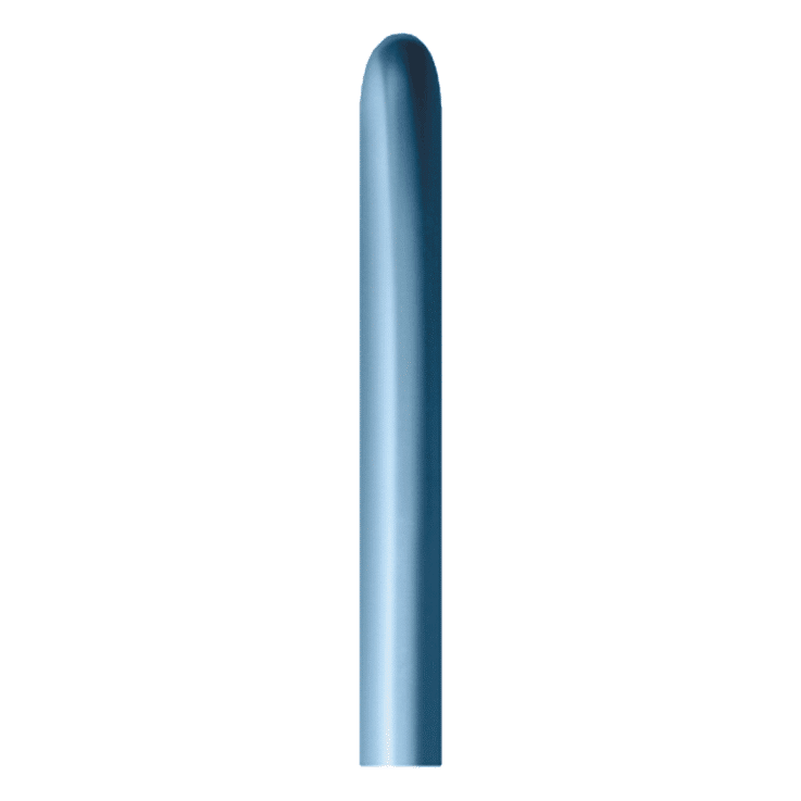 Bio Modellierballon 260 Nikaloon® chromglanz blau 50 Stück