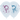 Bio Luftballon Bioloons® 30cm weiss 25 Stück - Boy or Girl Metallic-Farbe - Gender reveal