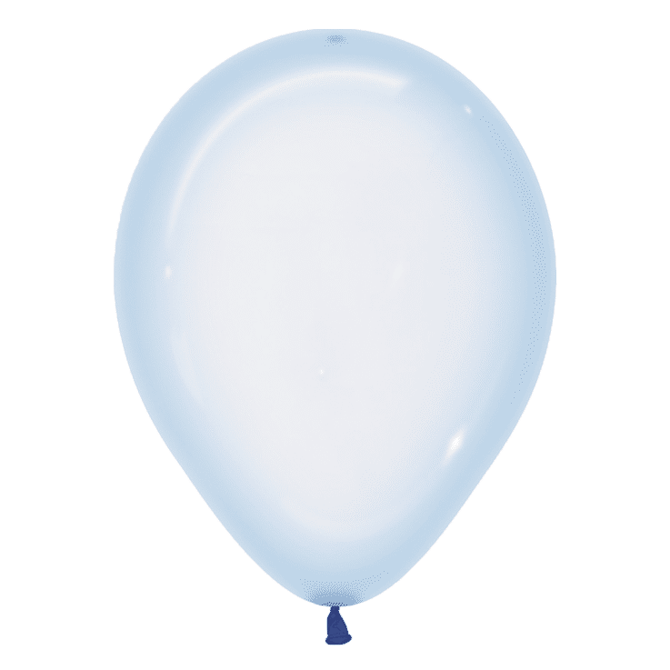 Bio Luftballon Bioloons® 30cm kristallpastell blau 50 Stück
