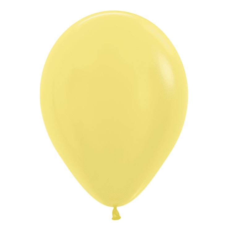 Bio Luftballon Bioloons® 30cm samt gelb 50 Stück