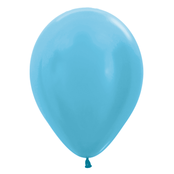 Bio Luftballon Bioloons® 30cm samt karibikblau 50 Stück