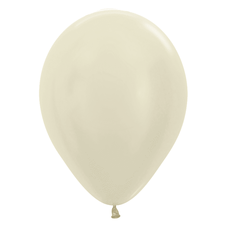 Bio Luftballon Bioloons® 30cm samt elfenbein 50 Stück