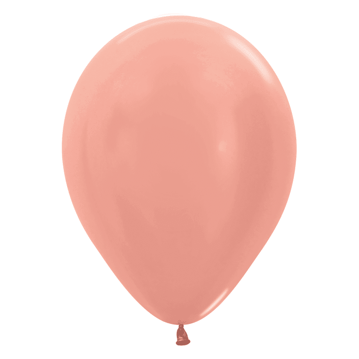 Bio Luftballon Bioloons® 30cm rosegold metallic 50 Stück