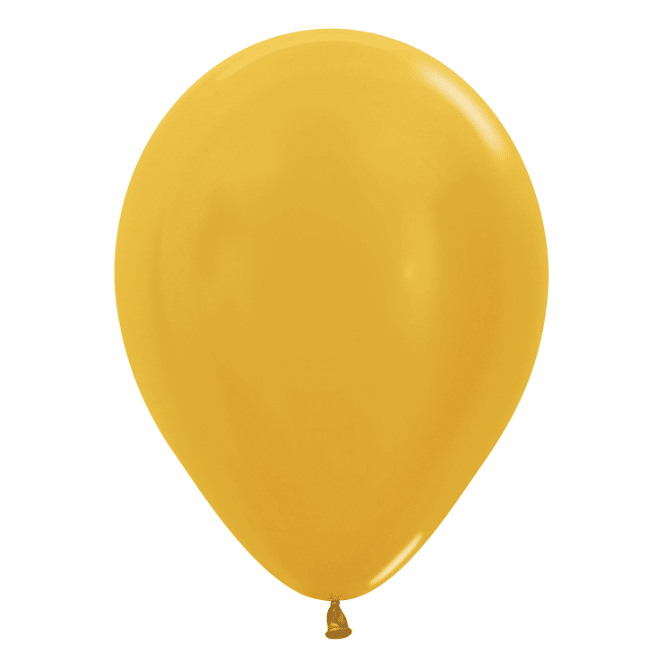 Bio Luftballon Bioloons® 30cm gold metallic 50 Stück