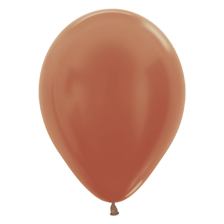 Bio Luftballon Bioloons® 30cm kupfer metallic 50 Stück